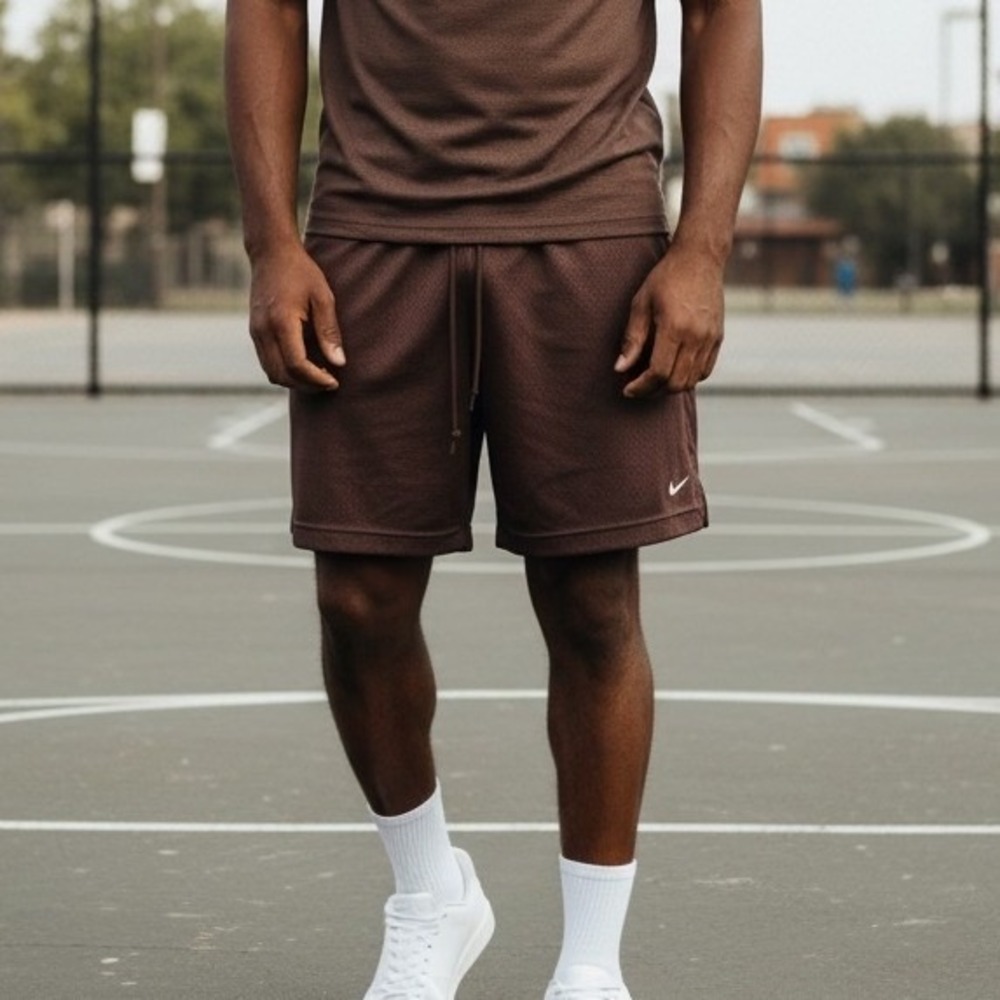 Nike Mens Mesh Basketball Shorts Dark Beetroot DQ4999-203 XXL